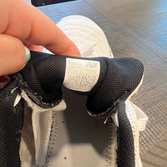 New Balance White Athletic Shoes with Chunky Silhouette - Picture 7 of 10